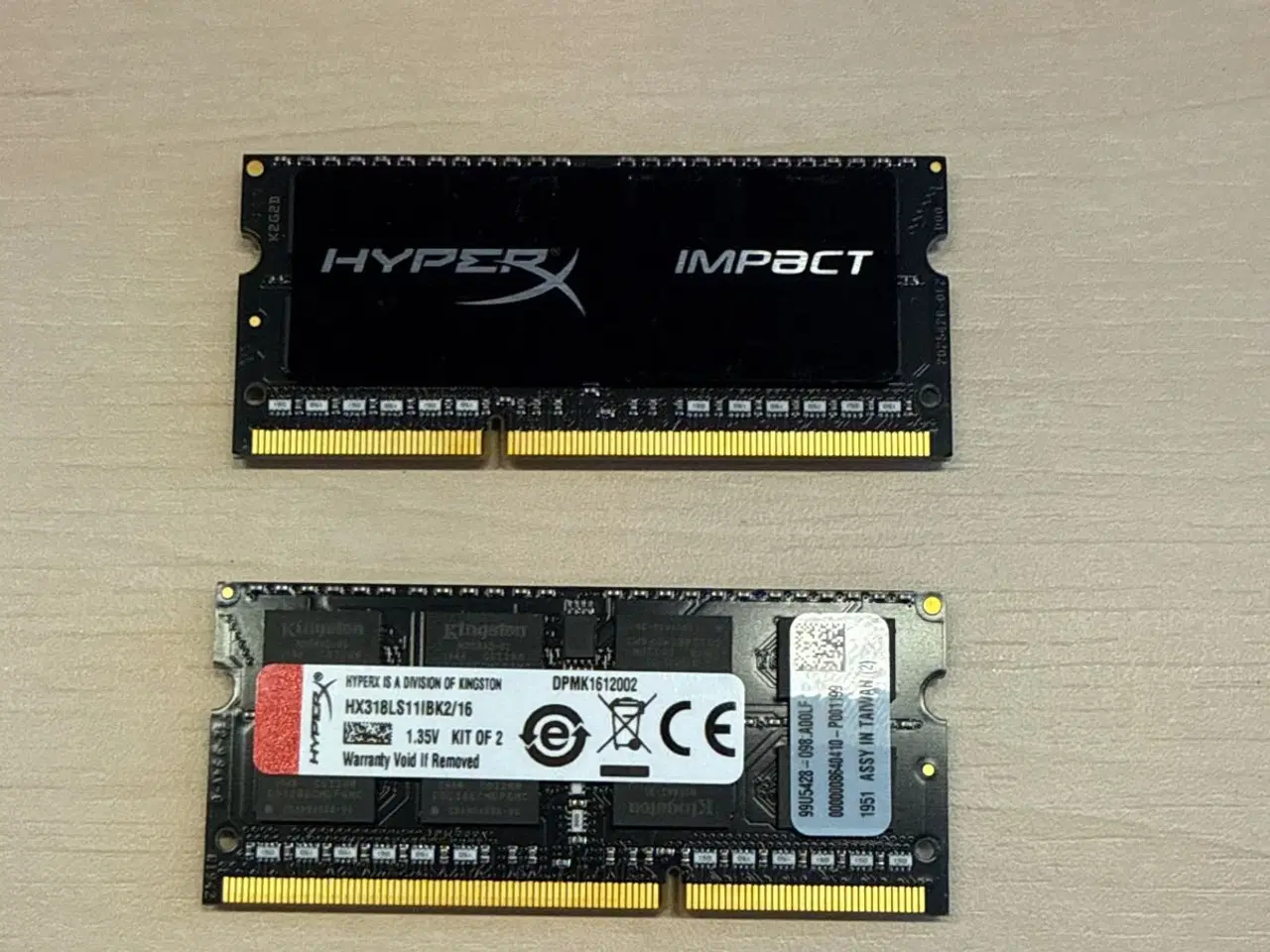 Billede 1 - 2x16 GB ram modul for mac