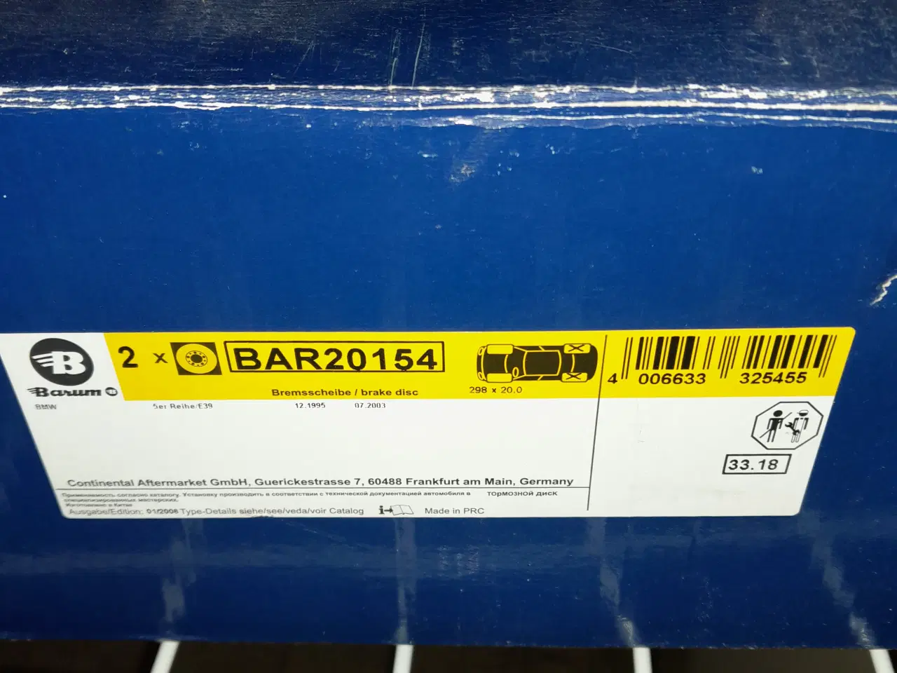 Billede 4 - e39 bagbremser