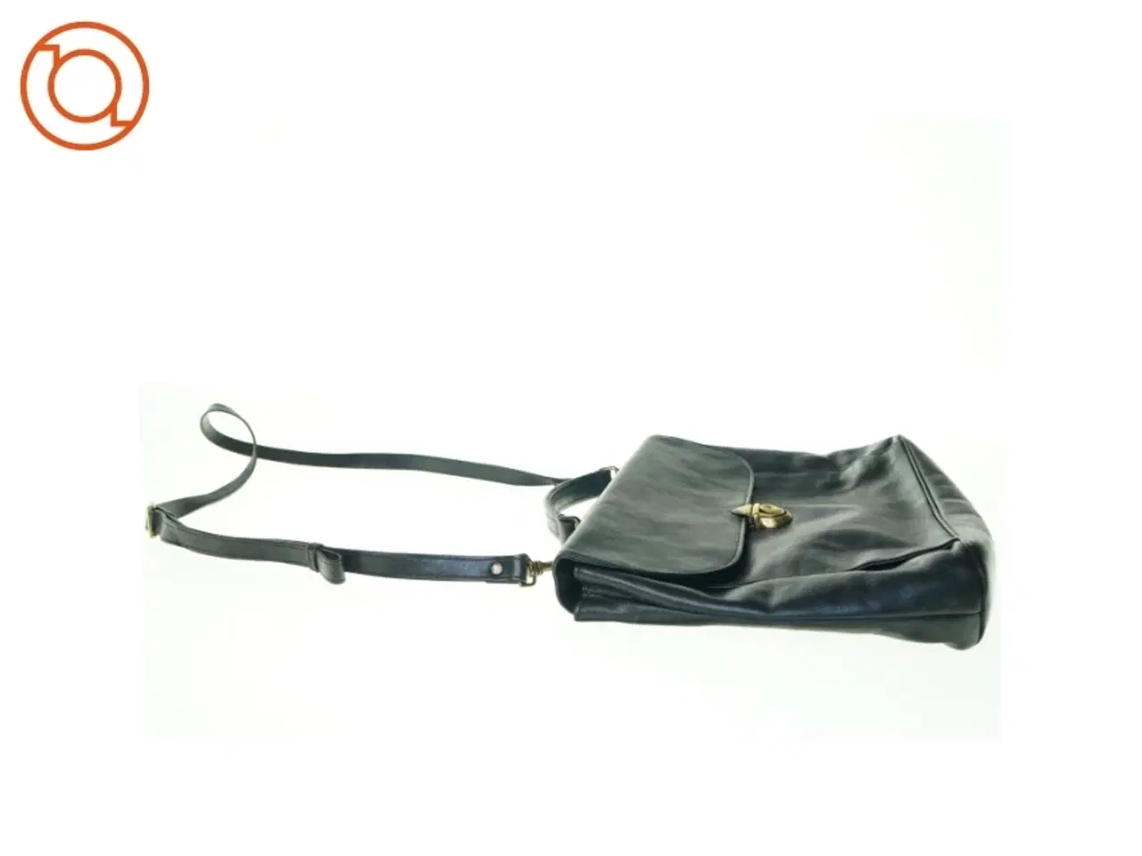 Billede 3 - Stor Læder Mappe Taske med håndtag og aftagelig Crossbody Rem fra Adax (str. 40 x 28 cm)