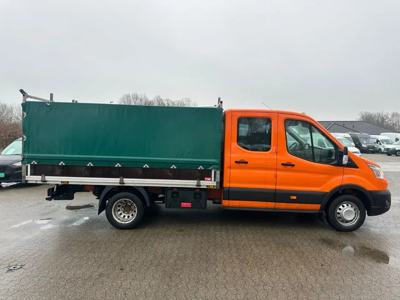 Billede 3 - Ford Transit 470 L4 Chassis 2,0 TDCi 170 Mandskabsvogn m/lad RWD