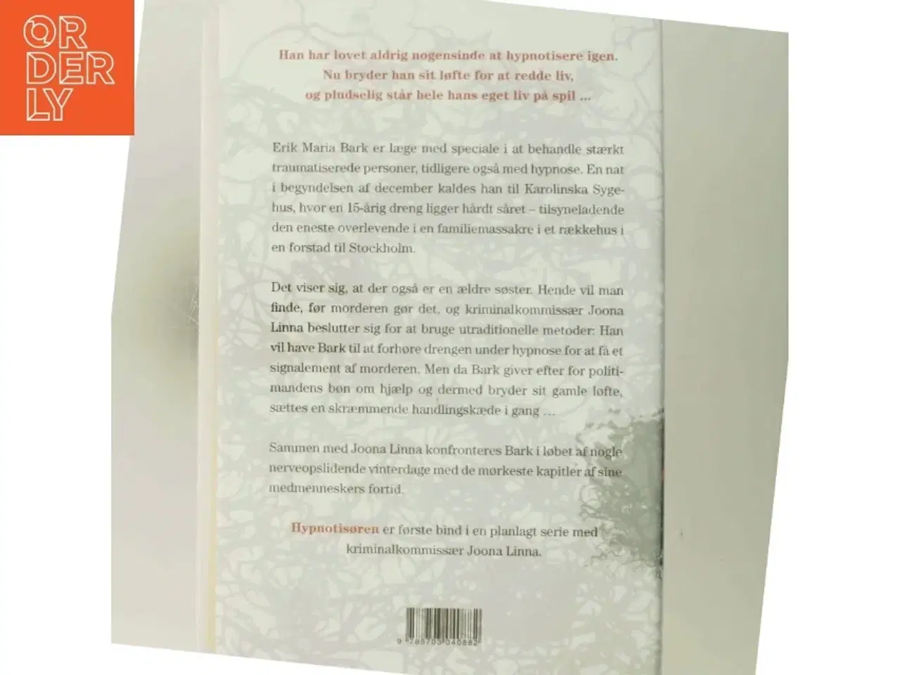 Billede 3 - Hypnotisøren : kriminalroman af Lars Kepler (Bog)