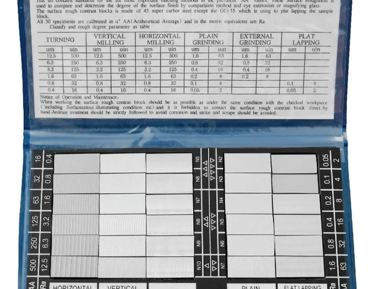 Billede 1 - Overfladenormal (Overflade- sammenligningsplade) ISO2632/I-1975