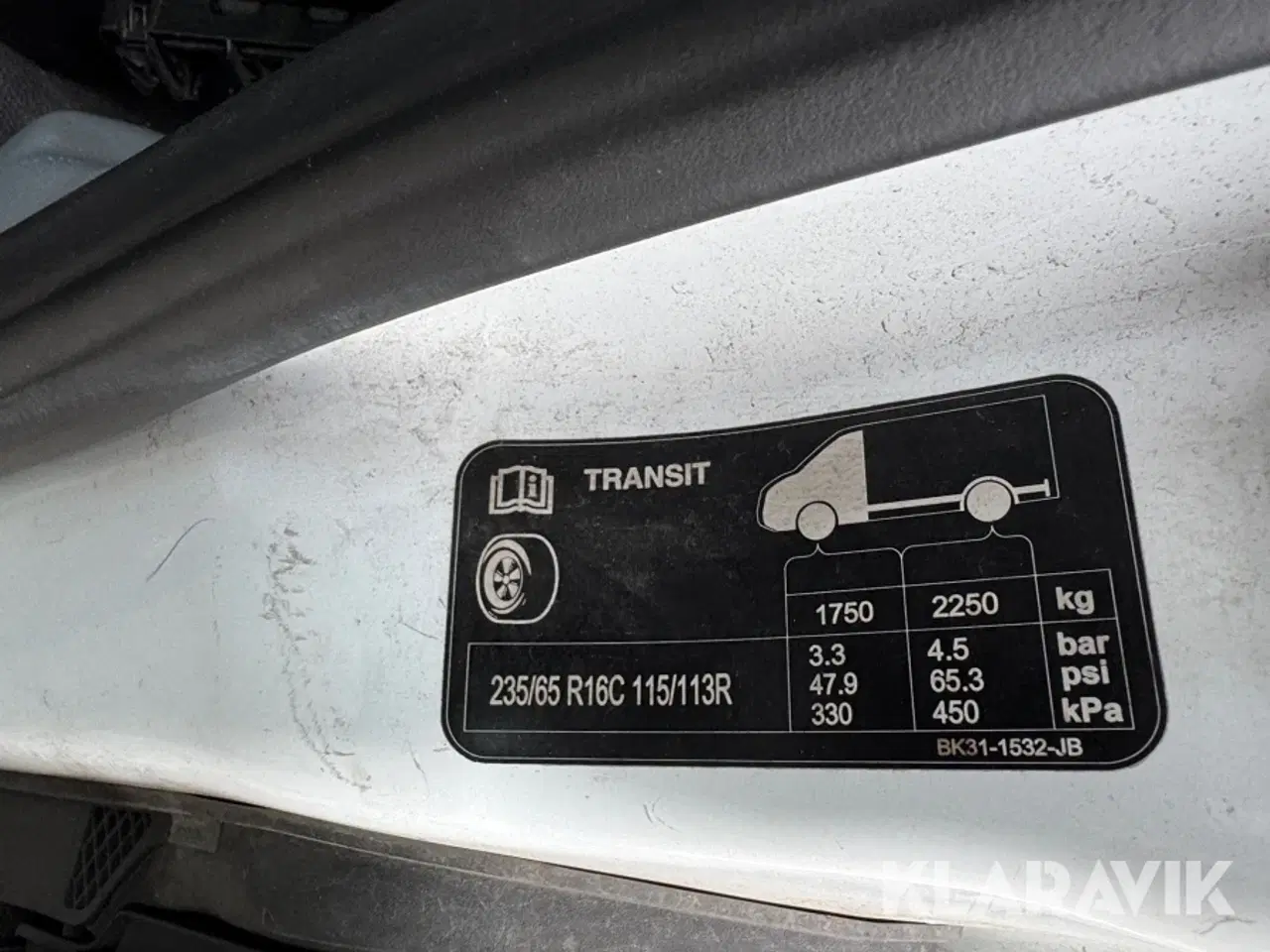 Billede 6 - Varebil Ford Transit 2.2 Tdci (155hk) Chassis Fwd Man