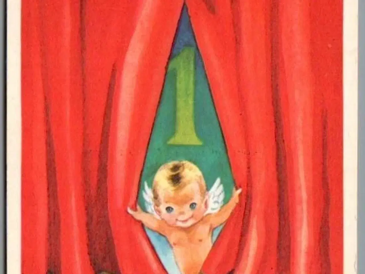 Billede 1 - Illa - Glædeligt Nytaar - Eneret Serie 5109/34 N - Postkort - Ubrugt