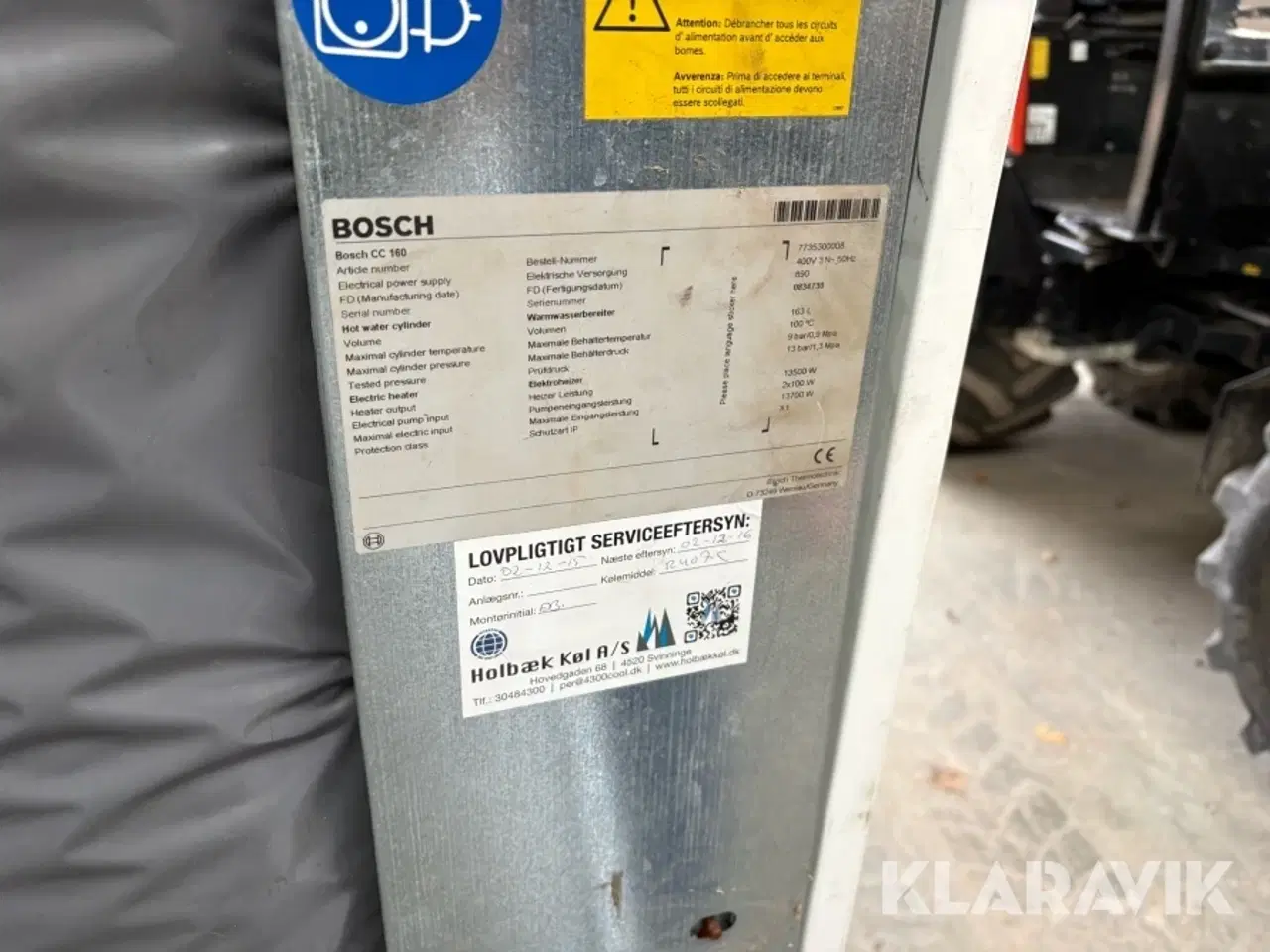 Billede 5 - Luft til vand varmepumpe sæt Bosch CC160 7-9KW