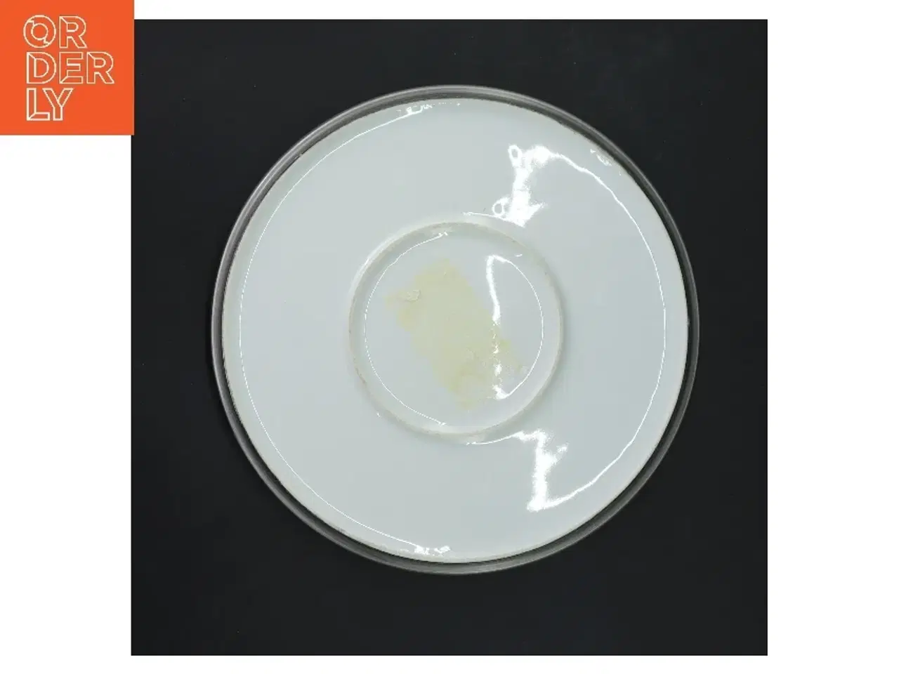 Billede 3 - Dekorativt fad med mønster (str. Ø 19,5 cm)