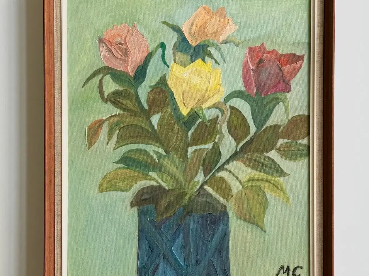 Billede 2 - Maleri m blomster