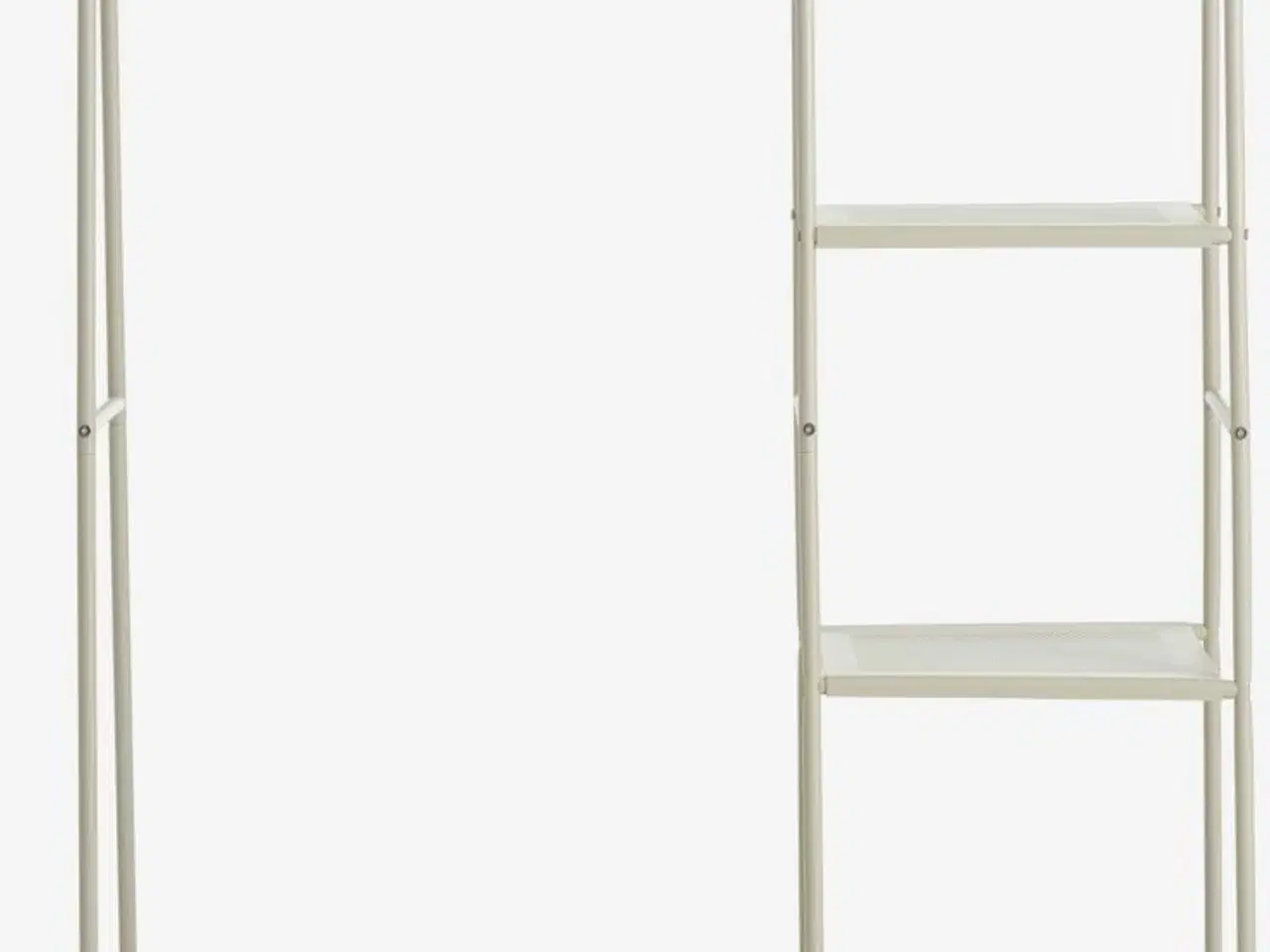 Billede 2 - RAVNKILDE 4 hylder lys sand + 20 stk sort bøjler