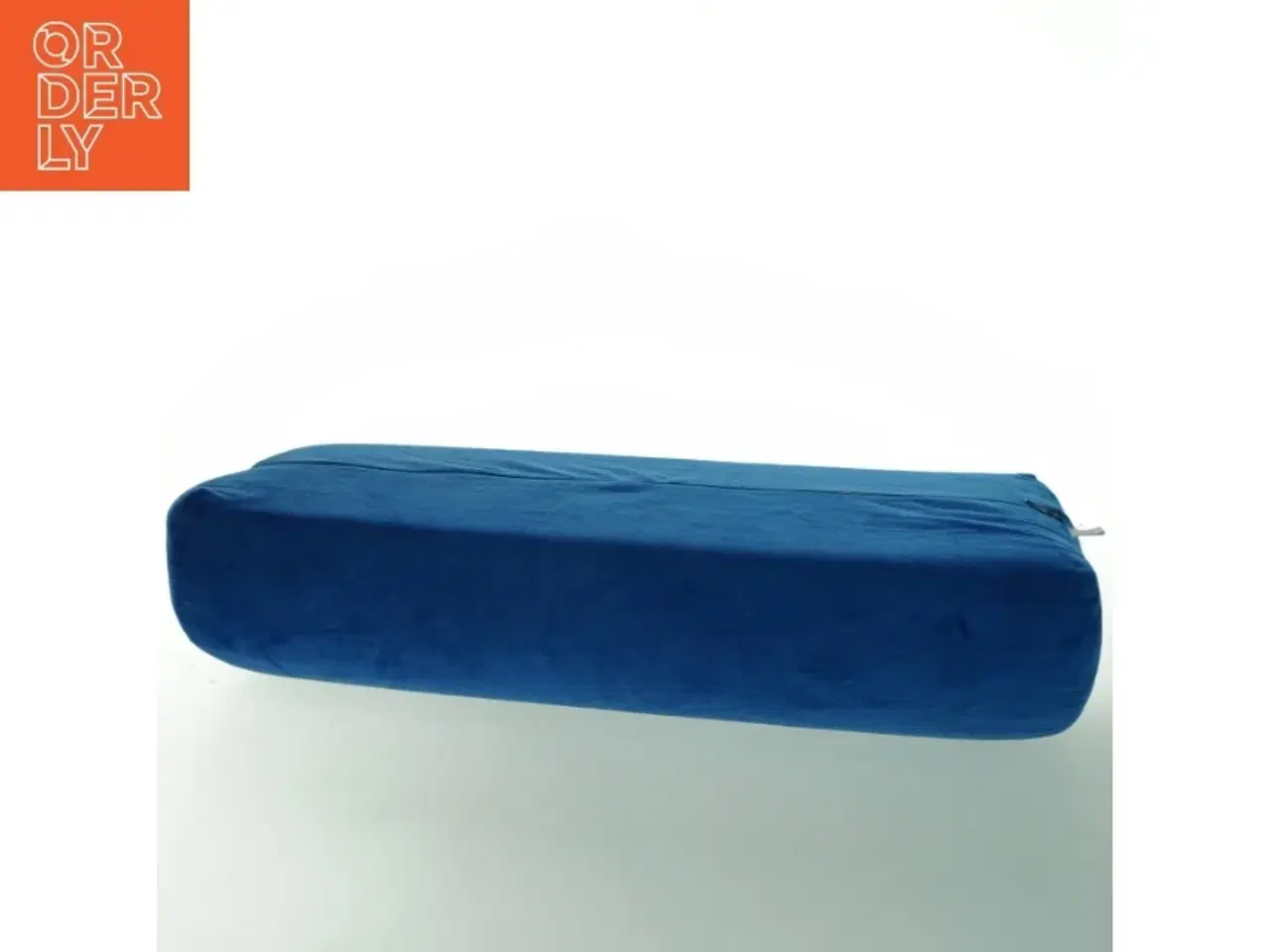 Billede 4 - Blå cylinderformet pude (str. 42 cm)