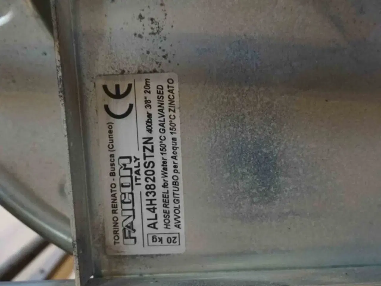 Billede 4 - 20M. Slange med væghængt opruller til damp/højtryksrenser (MOMSFRI)