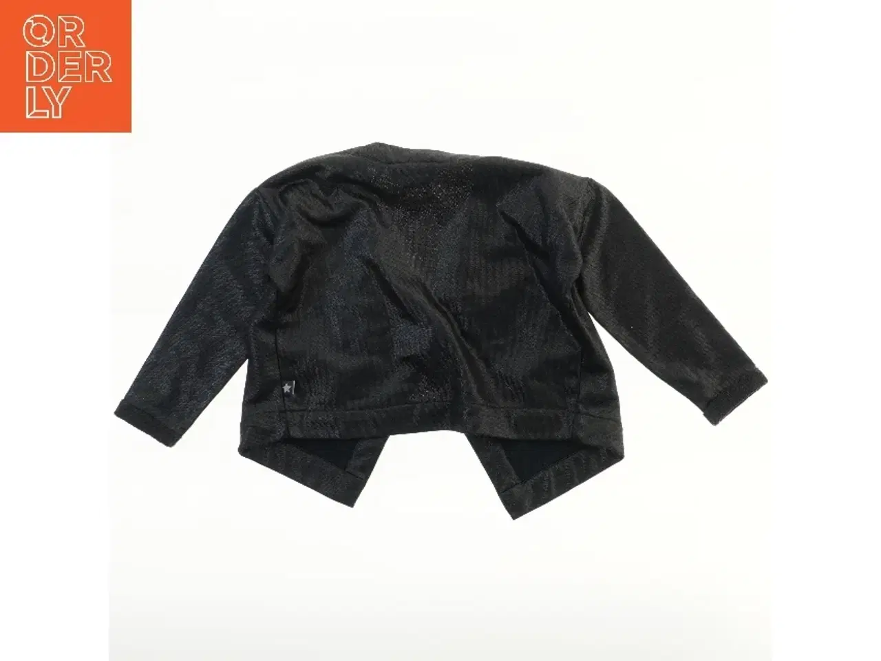 Billede 2 - Molo sort cardigan i læderlook fra Molo (str. 104)