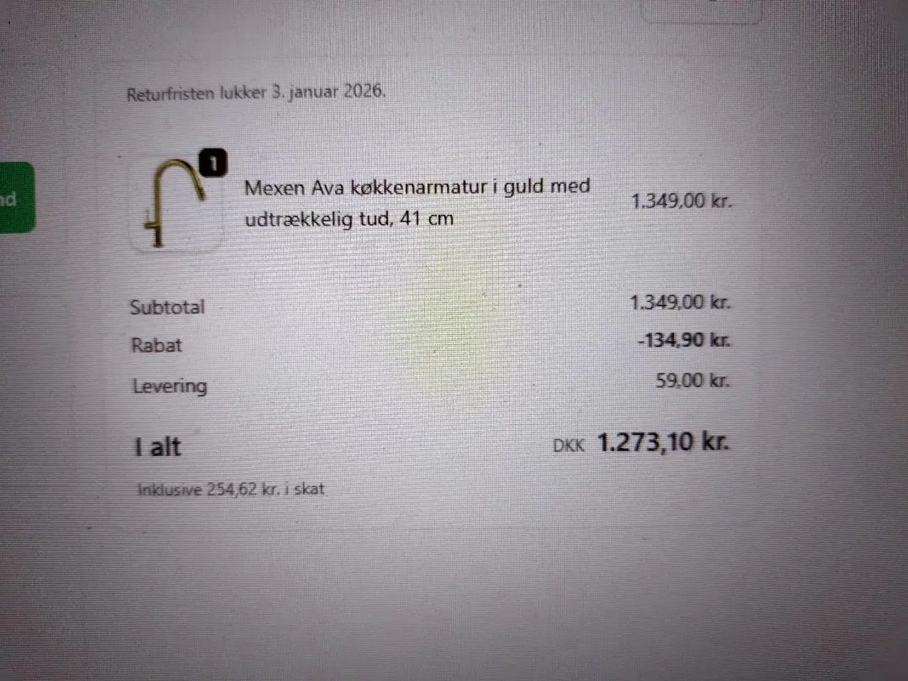 Billede 3 - Mexen Ava køkkenarmatur