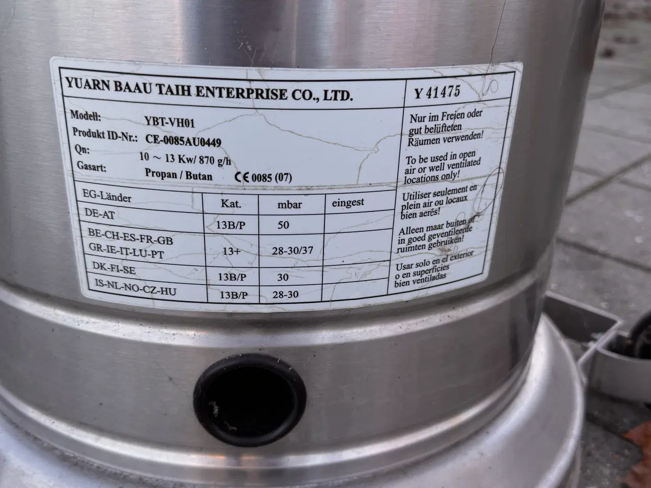 Billede 3 - Terrassevarmer til gas