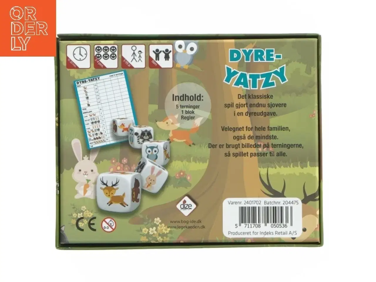 Billede 3 - Dyre-Yatzy spil (str. 17x13,5 cm)