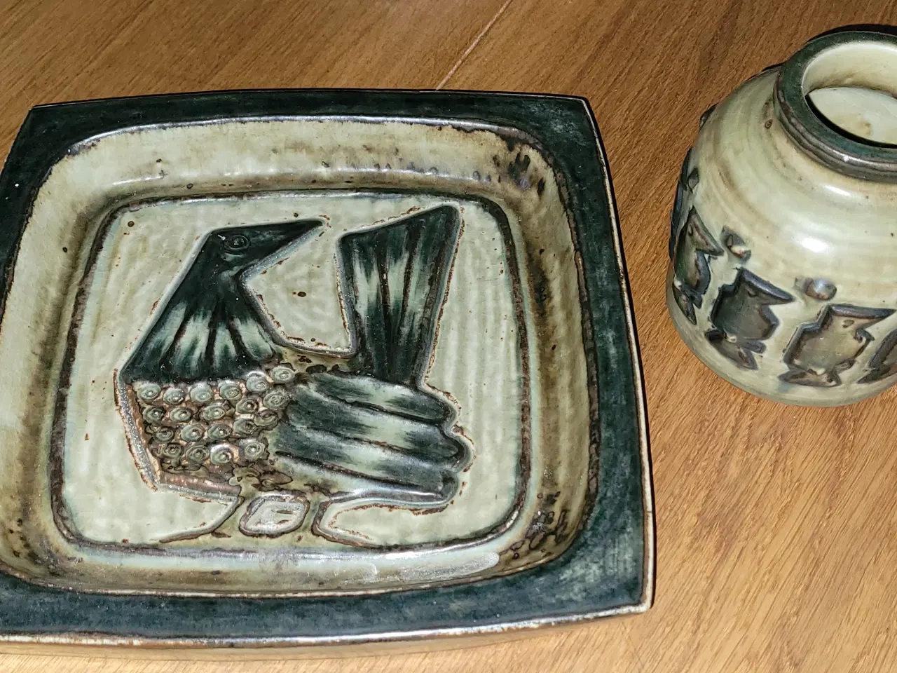 Billede 1 - Børge Mogensen Keramik fad og vase
