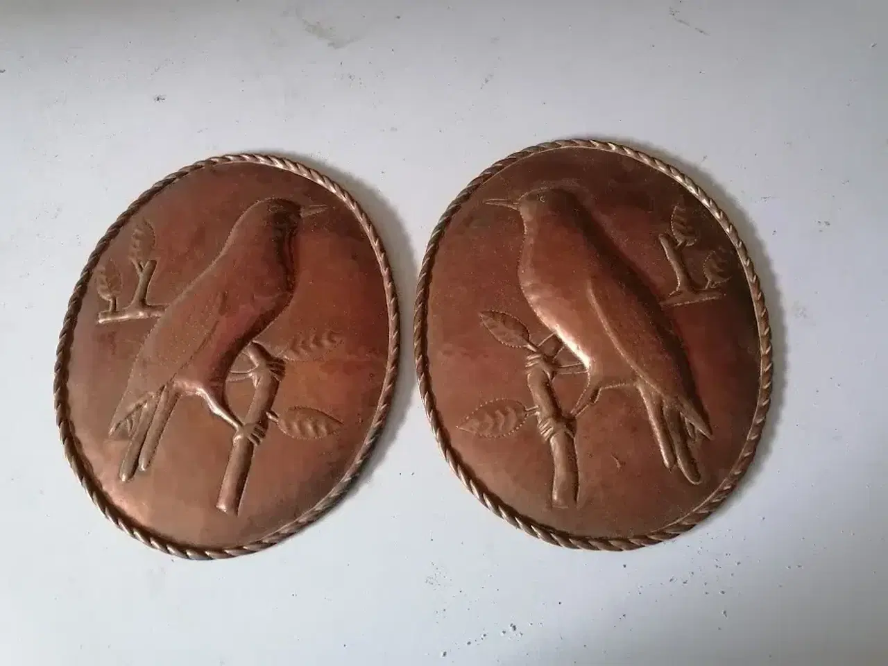 Billede 1 - kobbertryk af fugle 2 stk