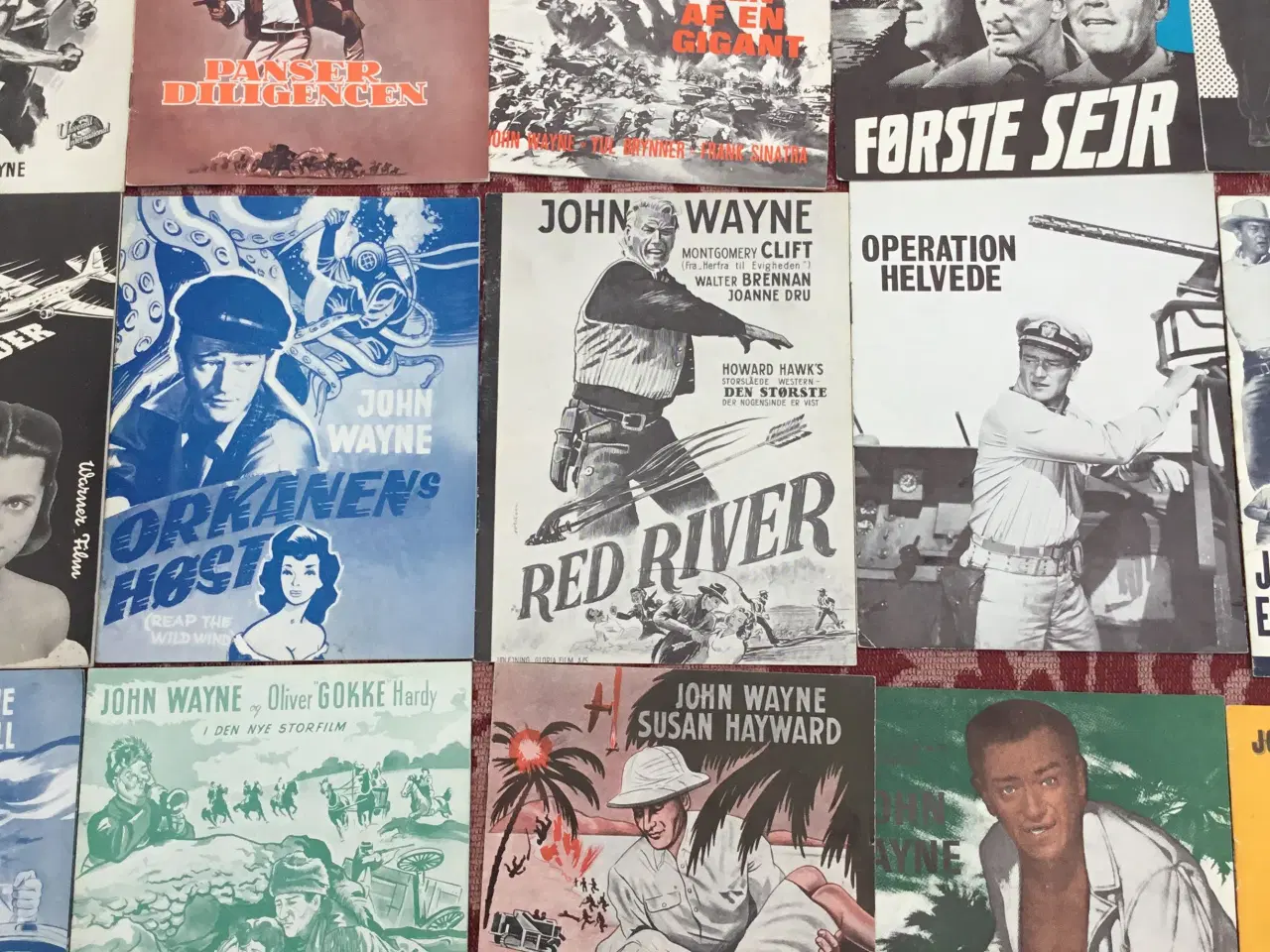 Billede 4 - FILMPROGRAMMER 21 X JOHN WAYNE - SE RABATTEN
