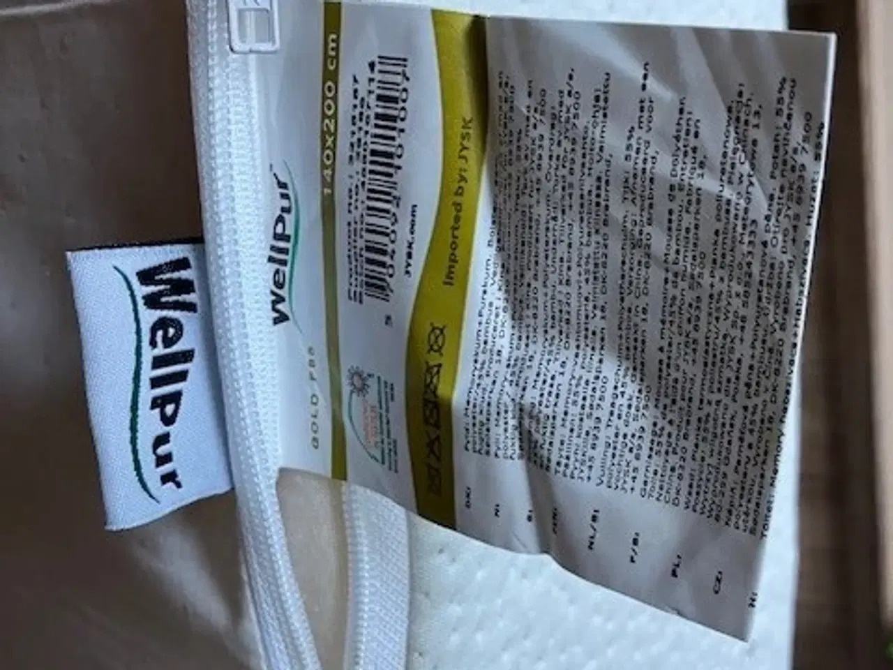 Billede 1 - Wellpur madras sælges