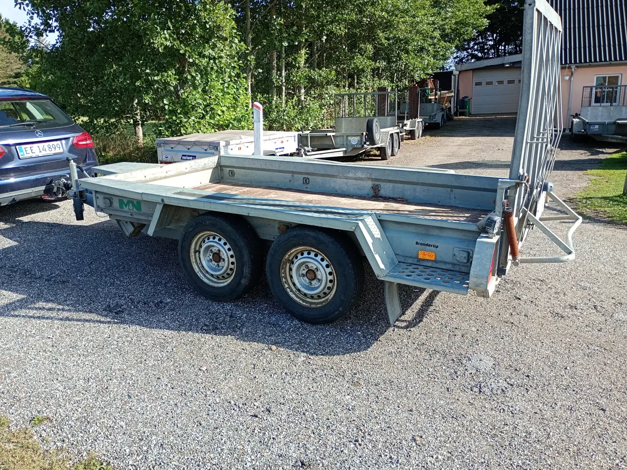 Billede 2 - Nysynet Brenderup B 26 Maskintrailer
