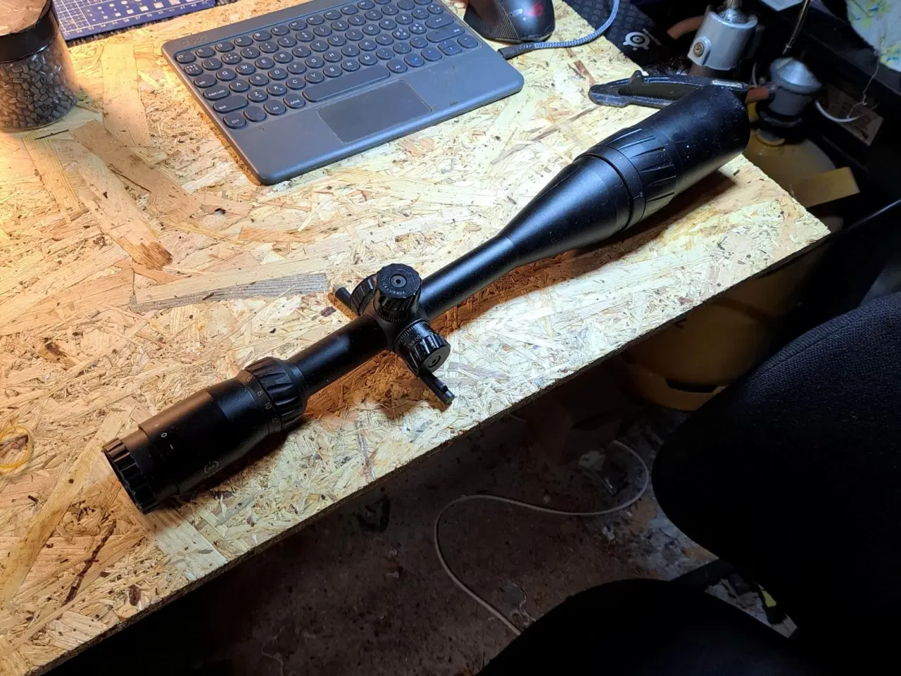 Billede 4 - 6x22 zoom x50 belyst kryds i rød / grøn / blå