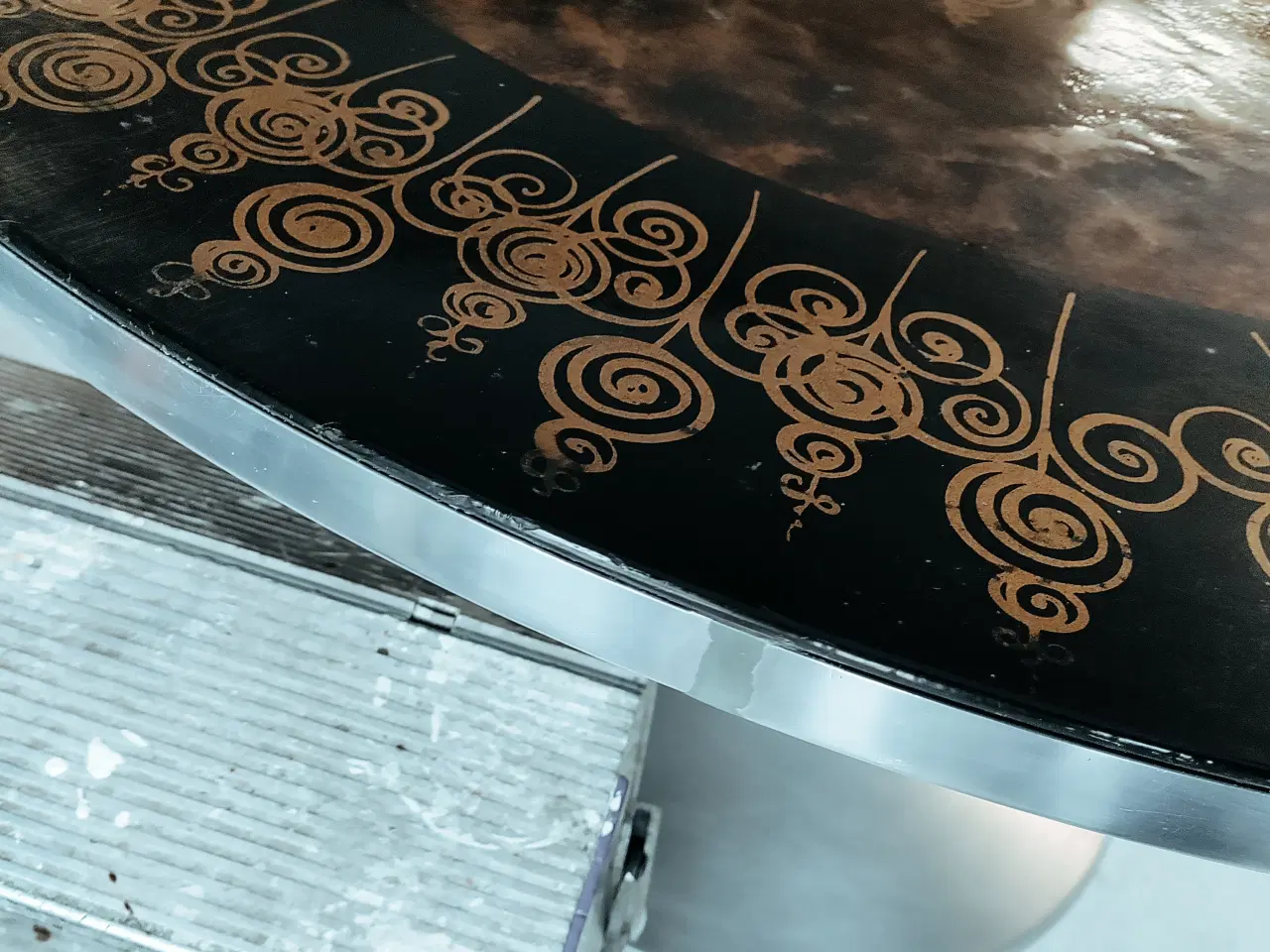 Billede 3 - Bjørn Wiinblad Myggen rund bord 118 cm Ø 69 cm høj