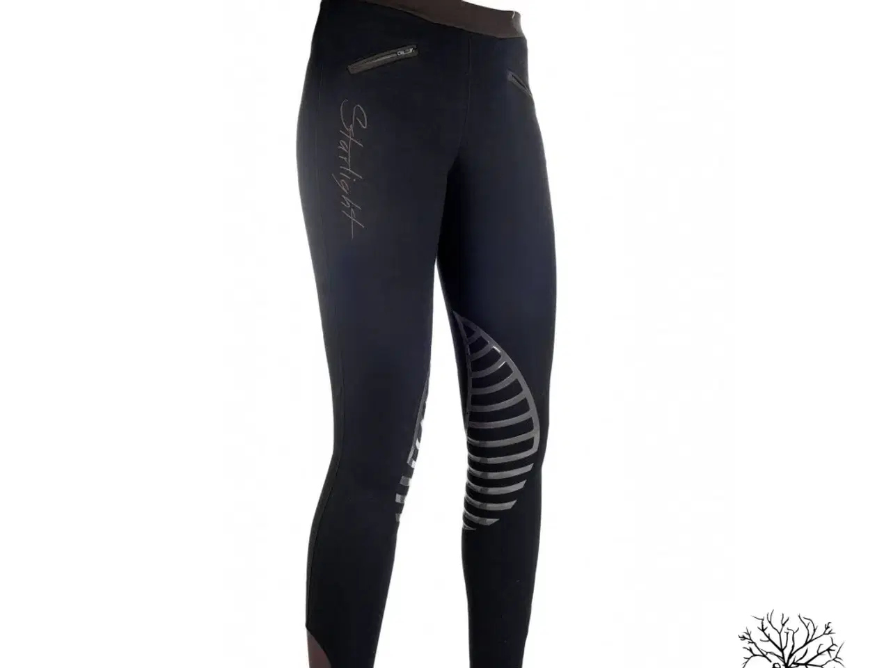 Billede 1 - Ridetights fra HKM i sort - Str 122/128 , 170/176