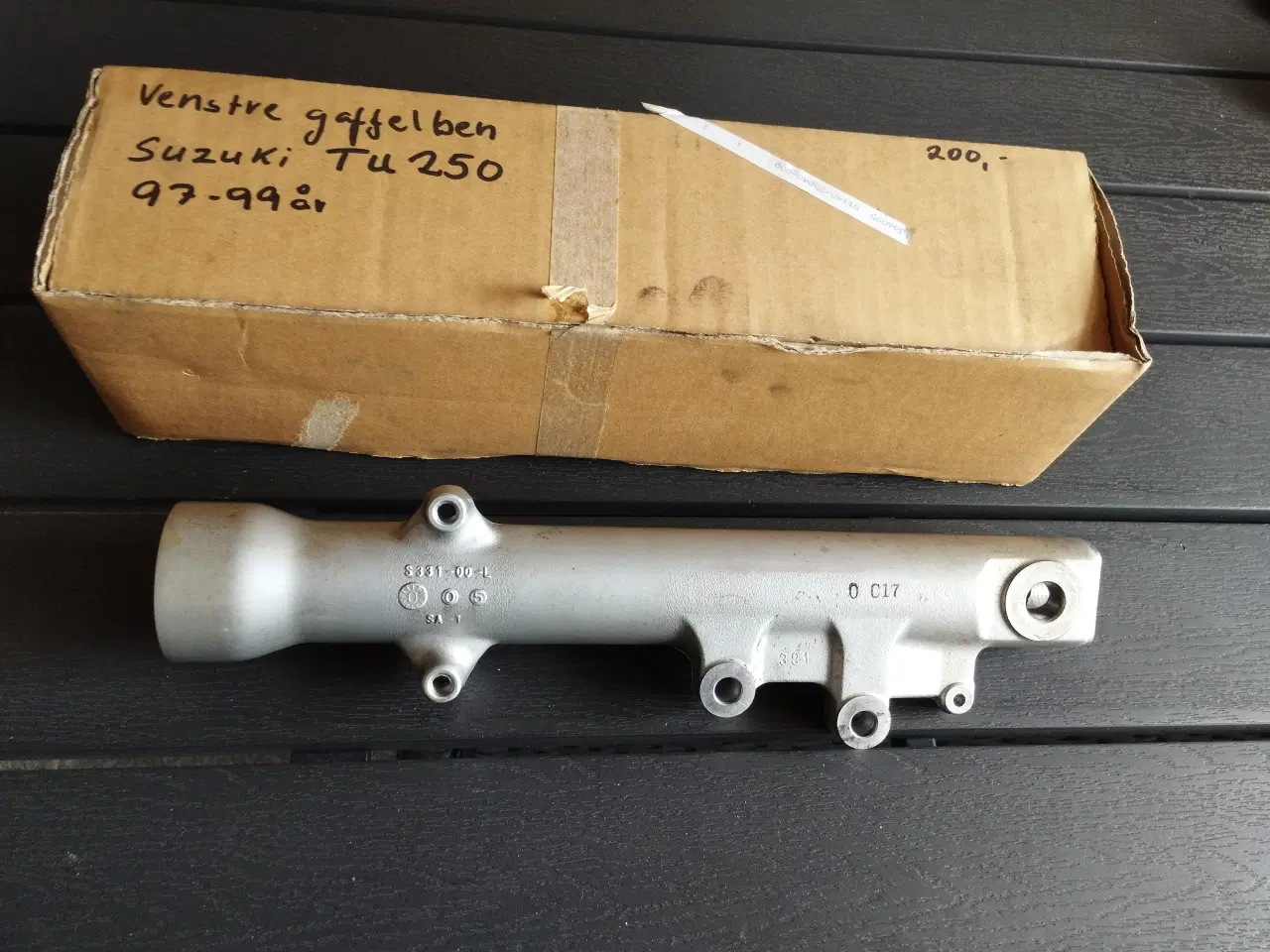 Billede 2 - Venstre gaffelben. Suzuki TU 250.