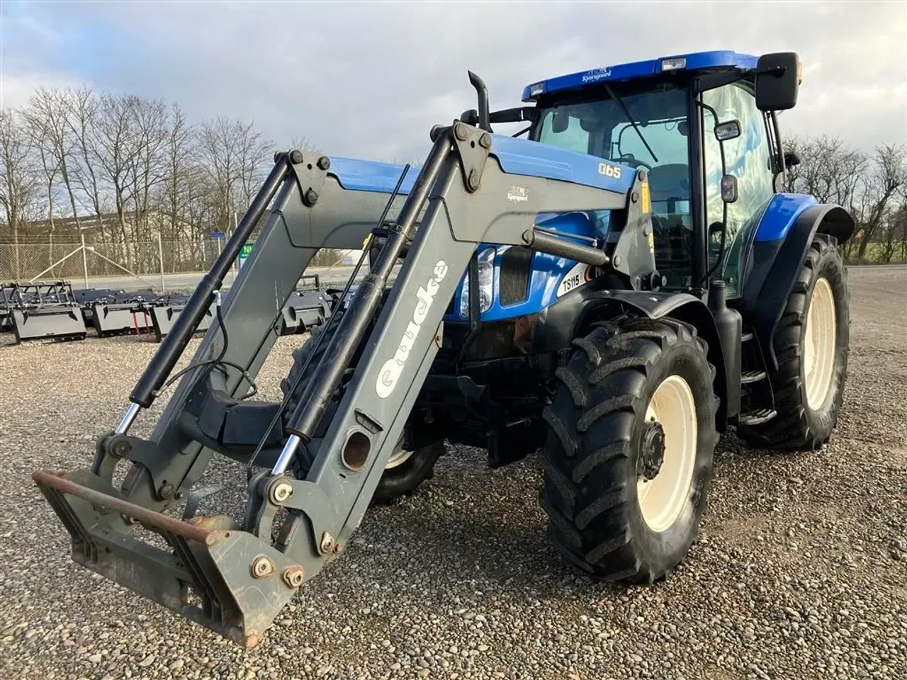 Billede 2 - New Holland TS115A med frontlæsser 16+16