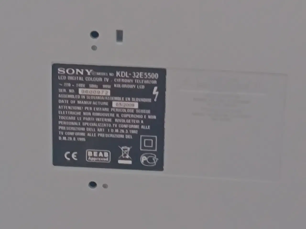Billede 2 - Sony 26" tv