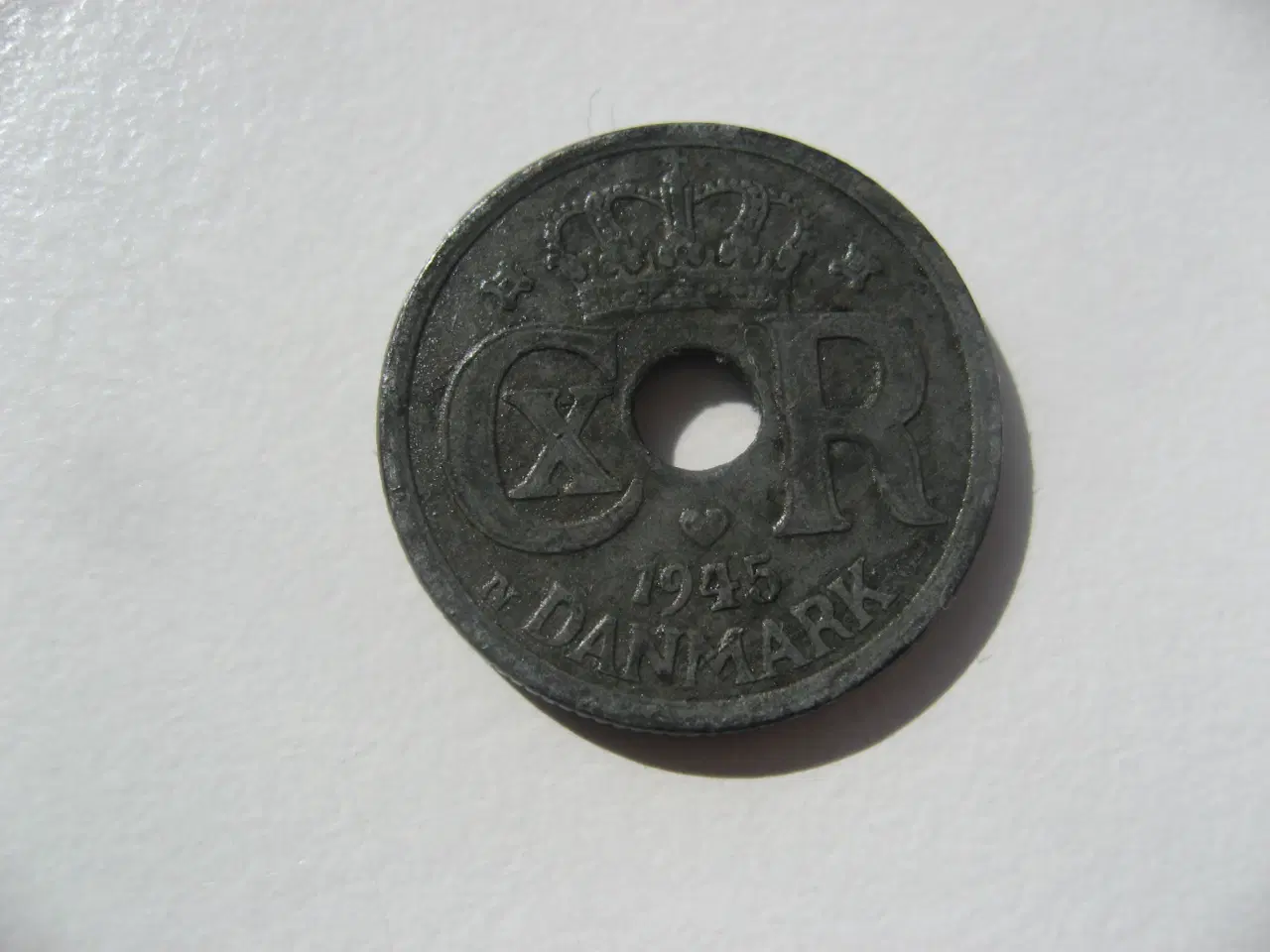 Billede 1 - Flot Zink 10 øre 1945, den svære