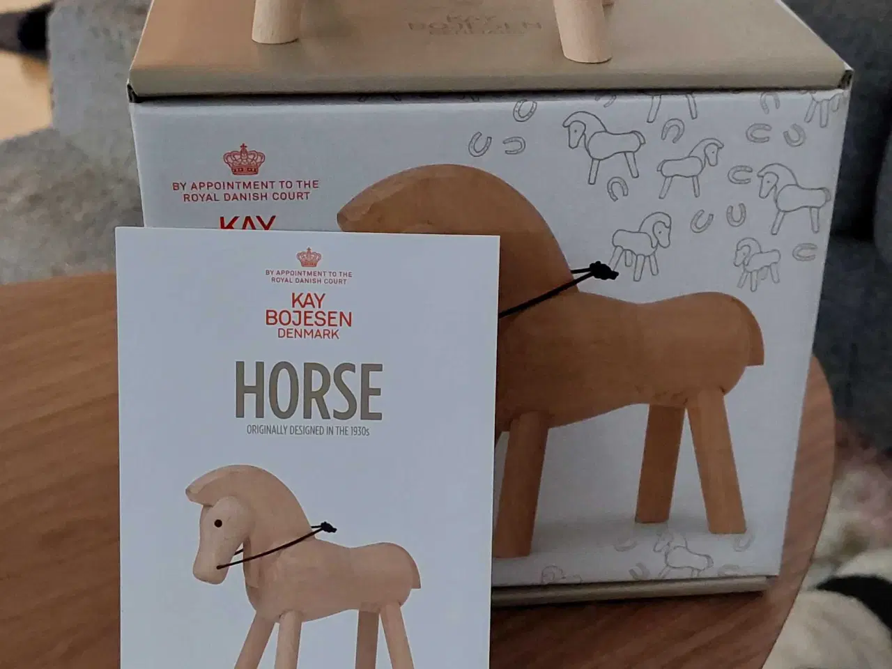 Billede 1 - Kay Bojesen HORSE træ farve.