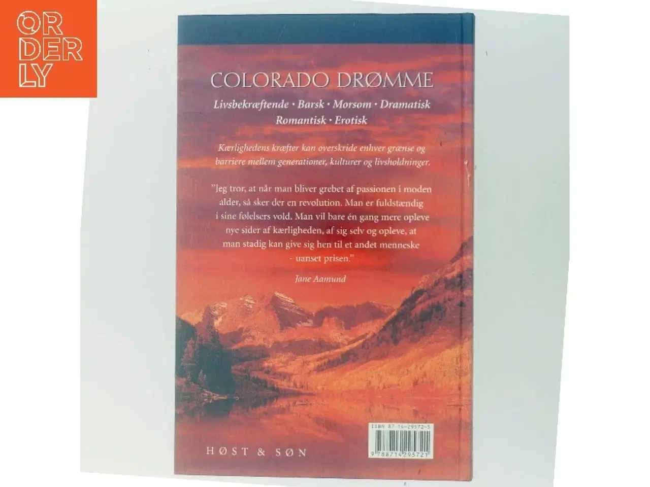 Billede 3 - Colorado drømme : en roman om den modne passion af Jane Aamund (Bog)