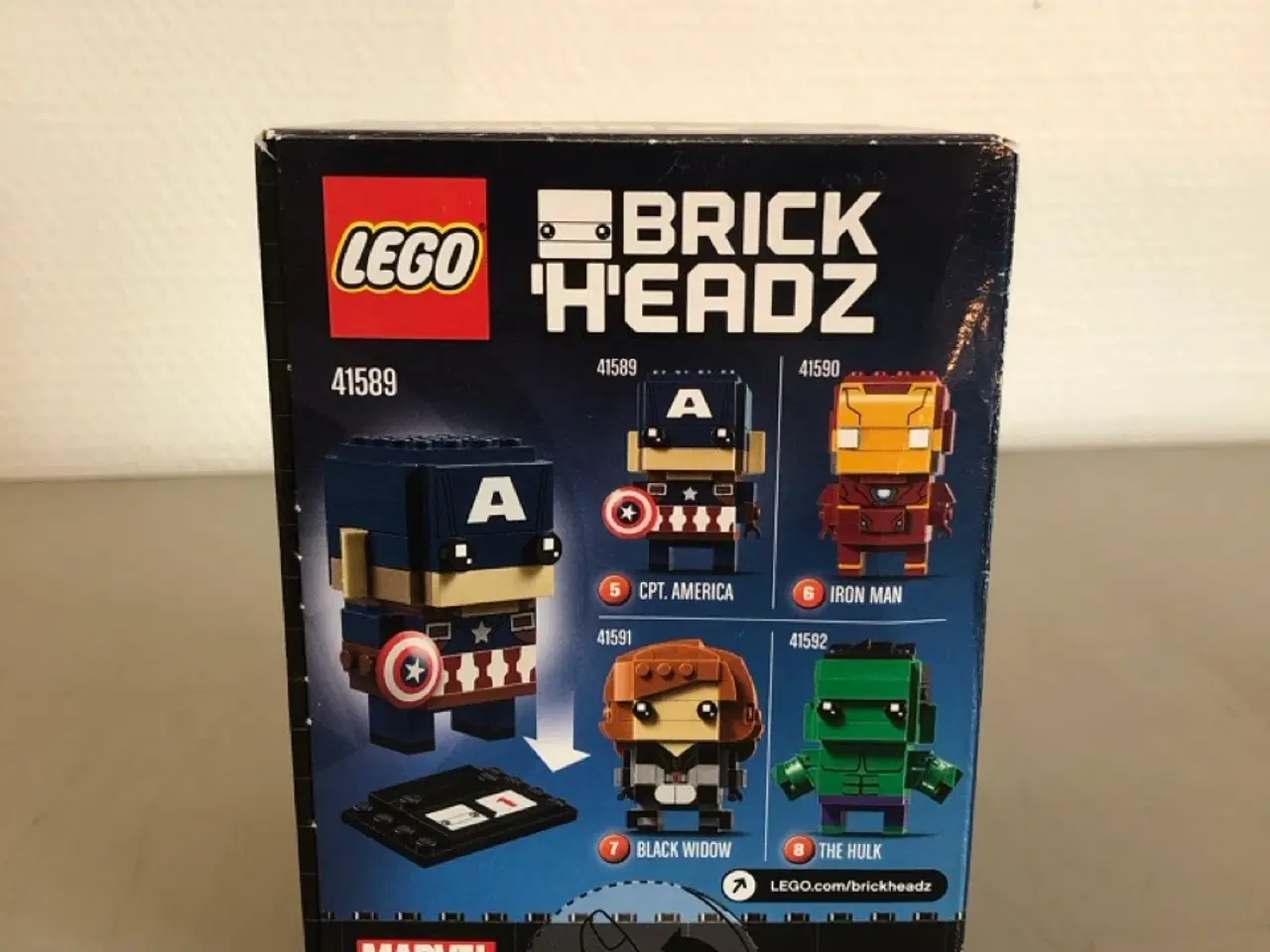 Billede 2 - LEGO BrickHeadz 41589 Captain America Uåbnet