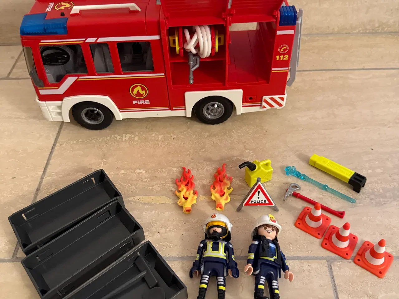Billede 2 - Playmobil 9464 brandbil med lys og lyd