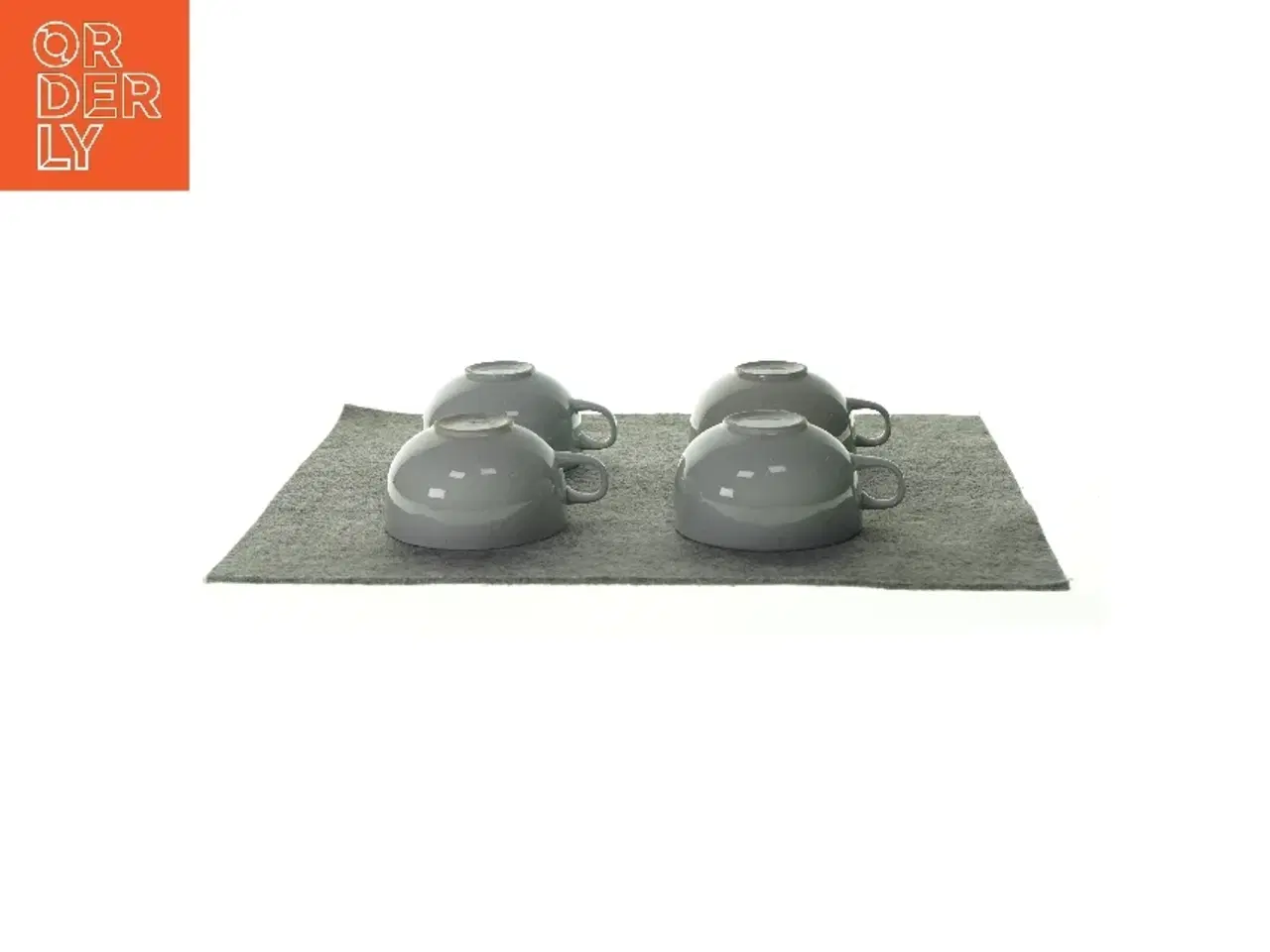 Billede 2 - Kopper (4 stk.) fra Royal Copenhagen (str. HØ: 7x10,5cm)