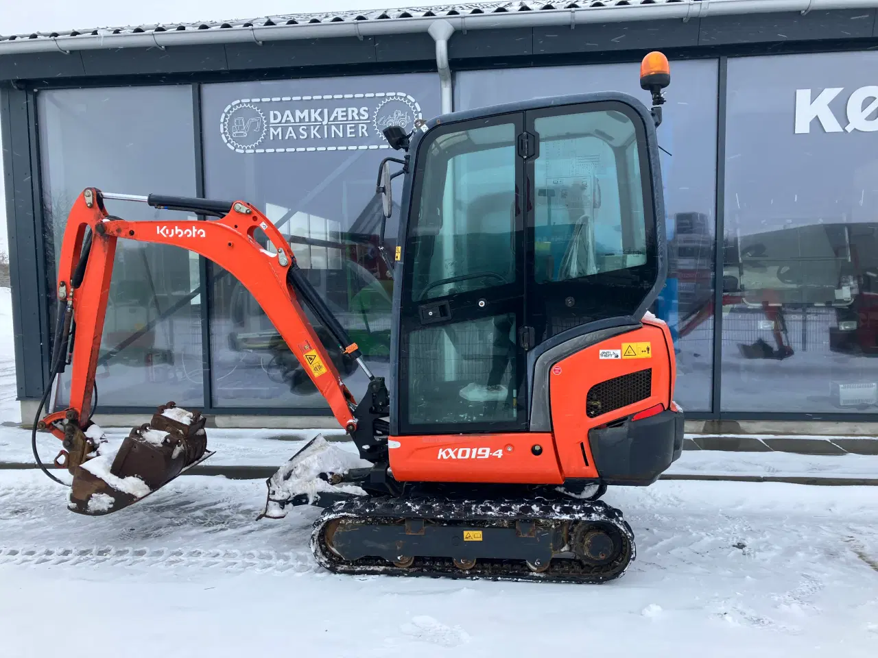 Billede 2 - Kubota KX16-4 med kun 608 timer fra ny.