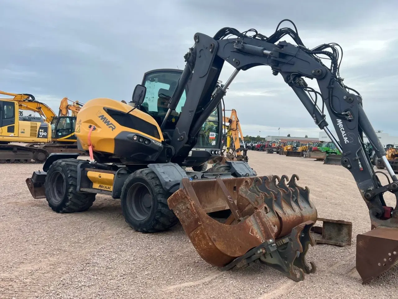 Billede 1 - hjulgraver Mecalac 11MWR