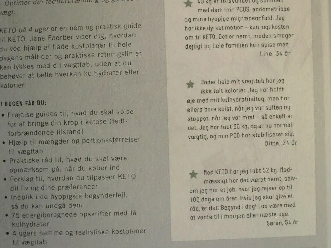 Billede 3 - keto på 4 uger, af jane faerber, emne: mad og vin