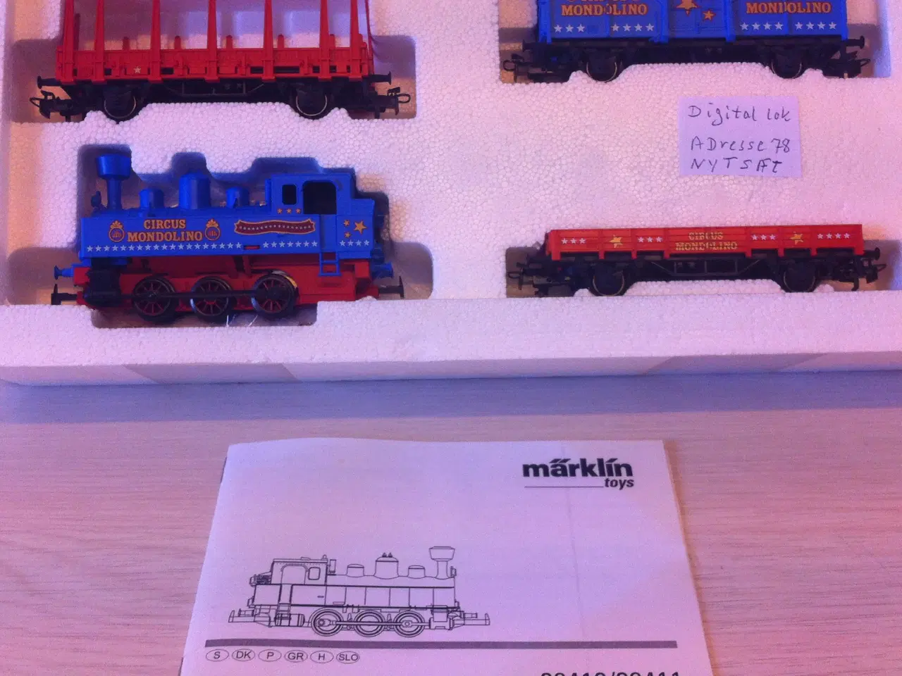 Billede 1 - Märklin 29411 Digitalt Cirkus Mondolino togsæt nyt