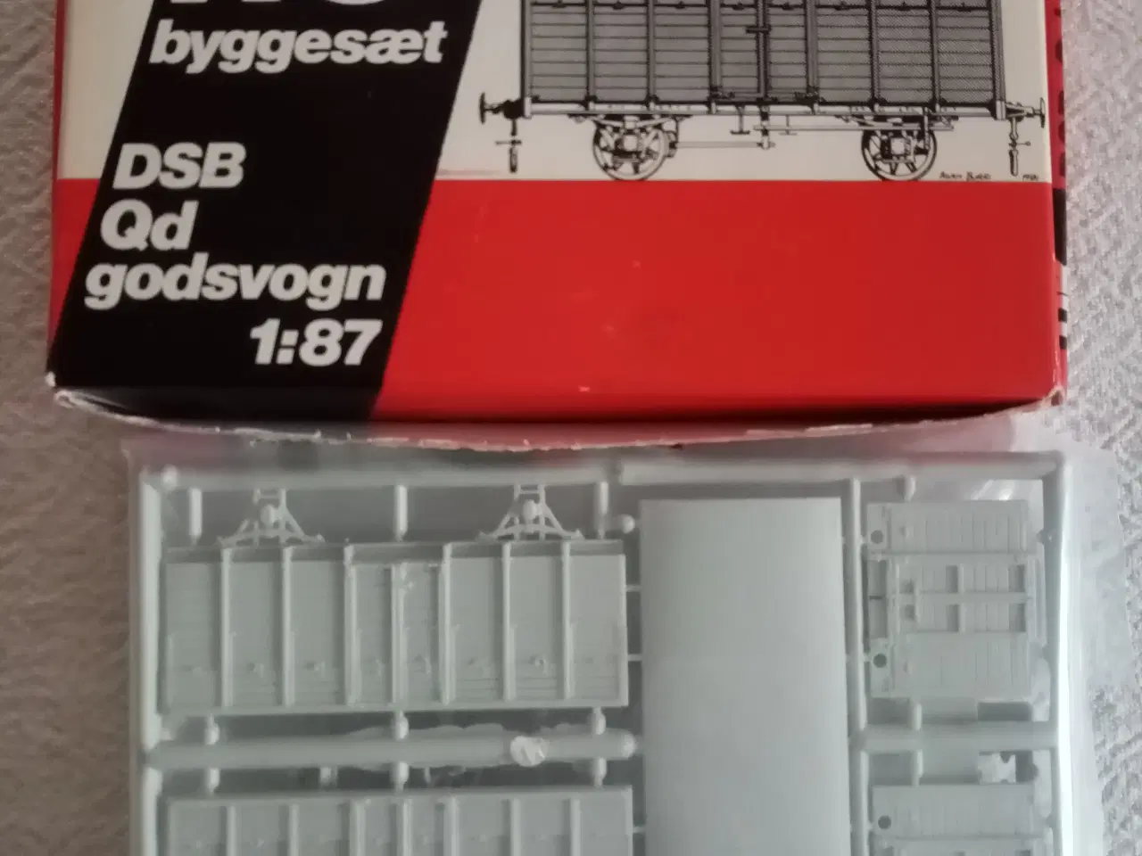 Billede 1 - Byggesæt Dansk godsvogn HO