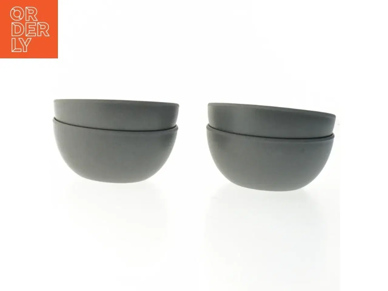 Billede 1 - Sæt af 4 runde skåle (str. 4 styk. ø. 10,5 cm)