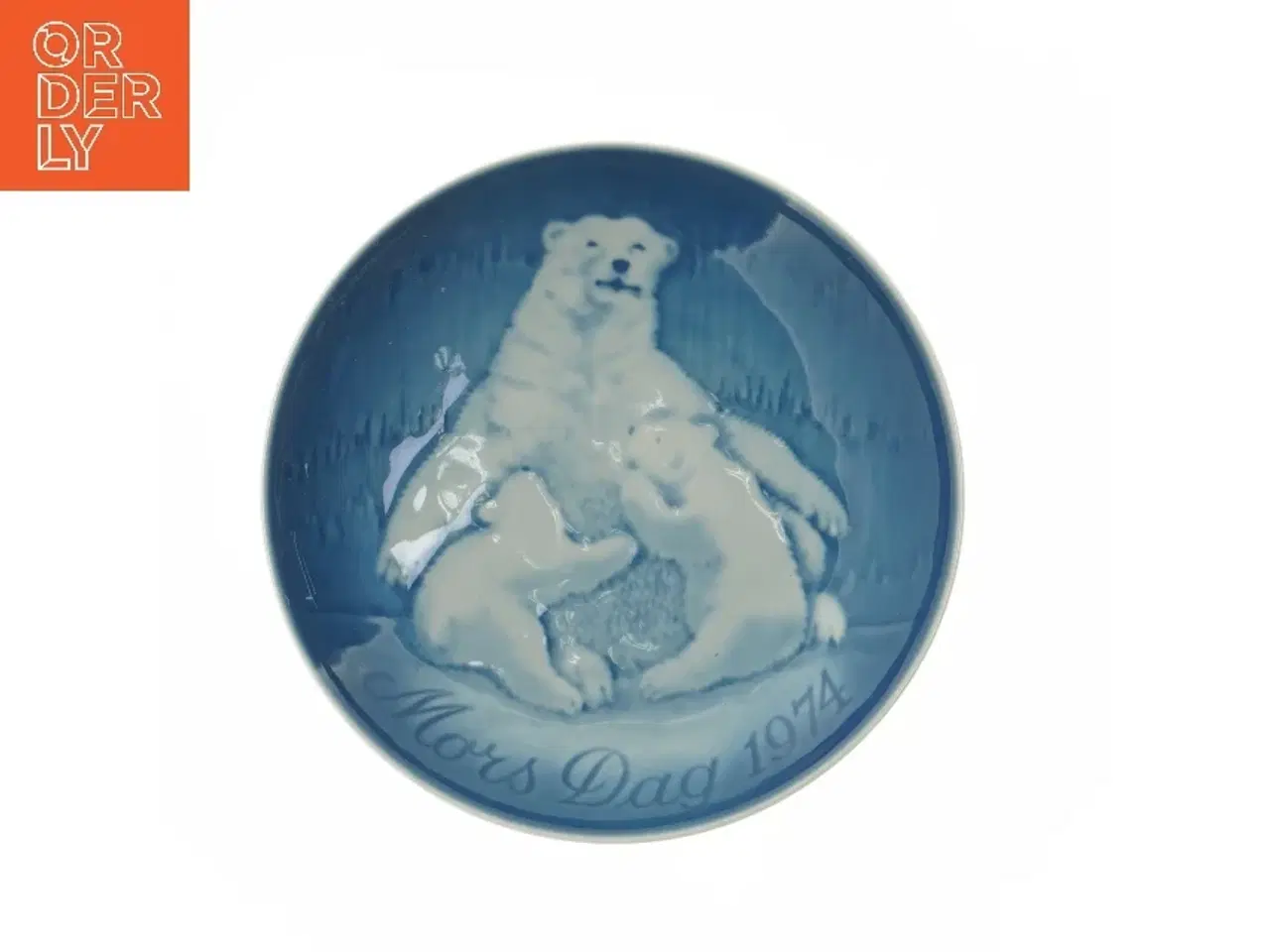 Billede 1 - B&G Mors Dag 1974 porcelænsplatte fra B&G (str. Ø 15 cm)