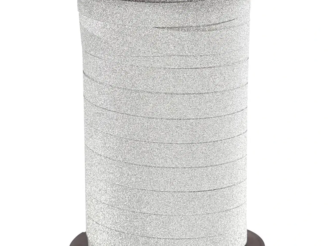 Billede 1 - Gavebånd, B: 10 mm, glitter, sølv, 100m/ 1 pk.