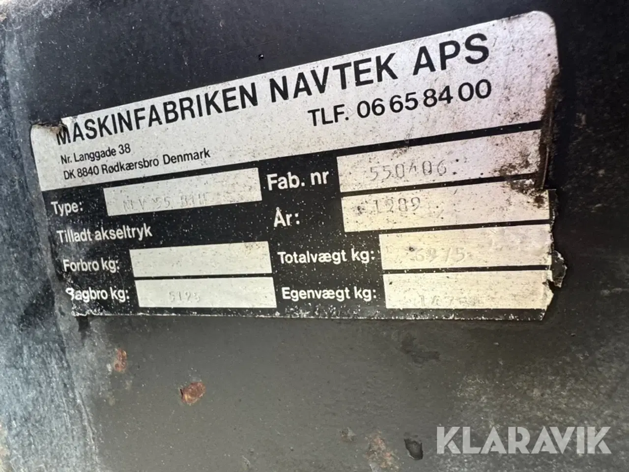 Billede 5 - Højtipvogn Navtek NLV 55-BT-H