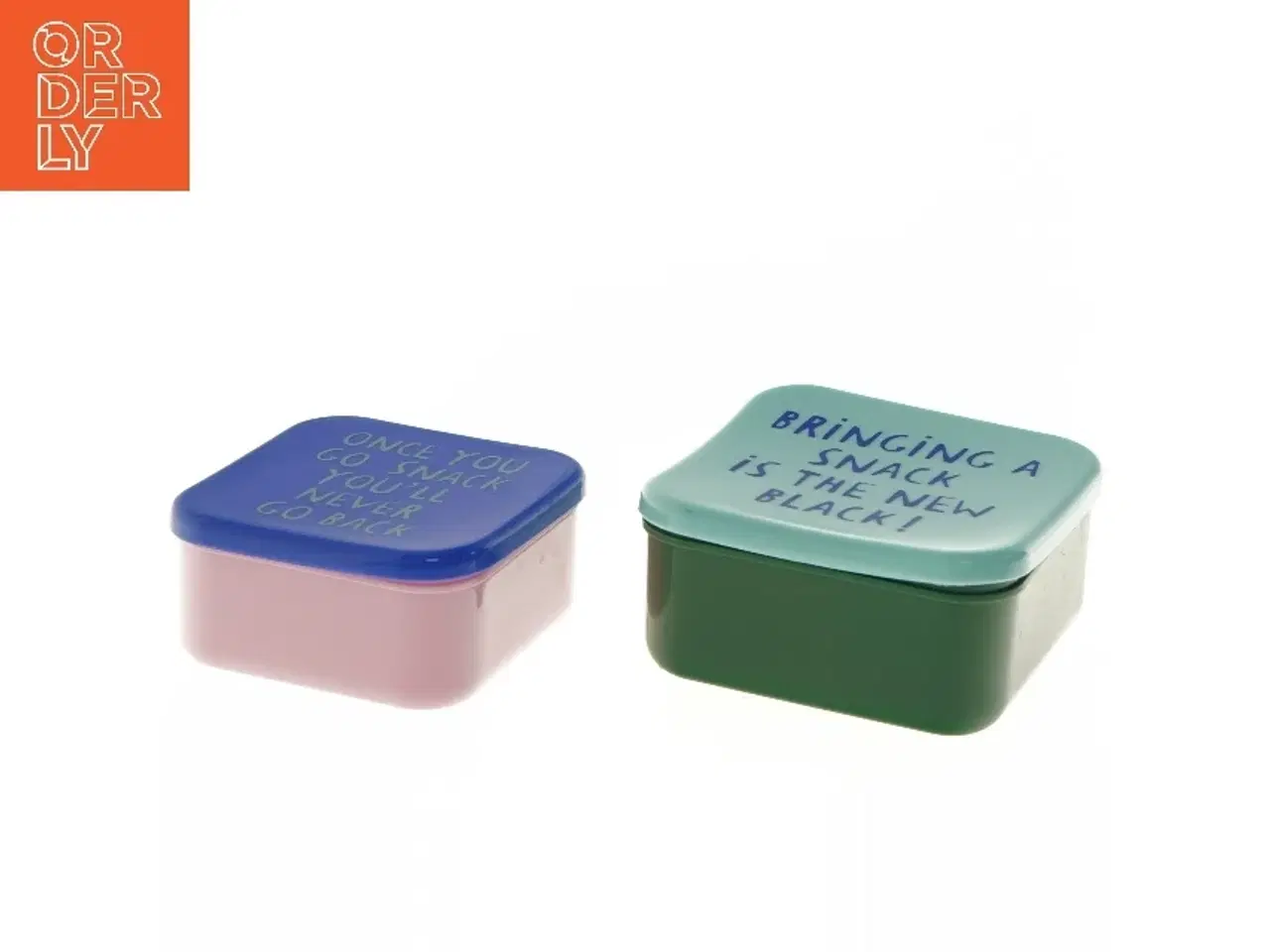 Billede 1 - Snackbeholdere (str. 5,5x11,5x11,5 og 4,5x10x10 cm)