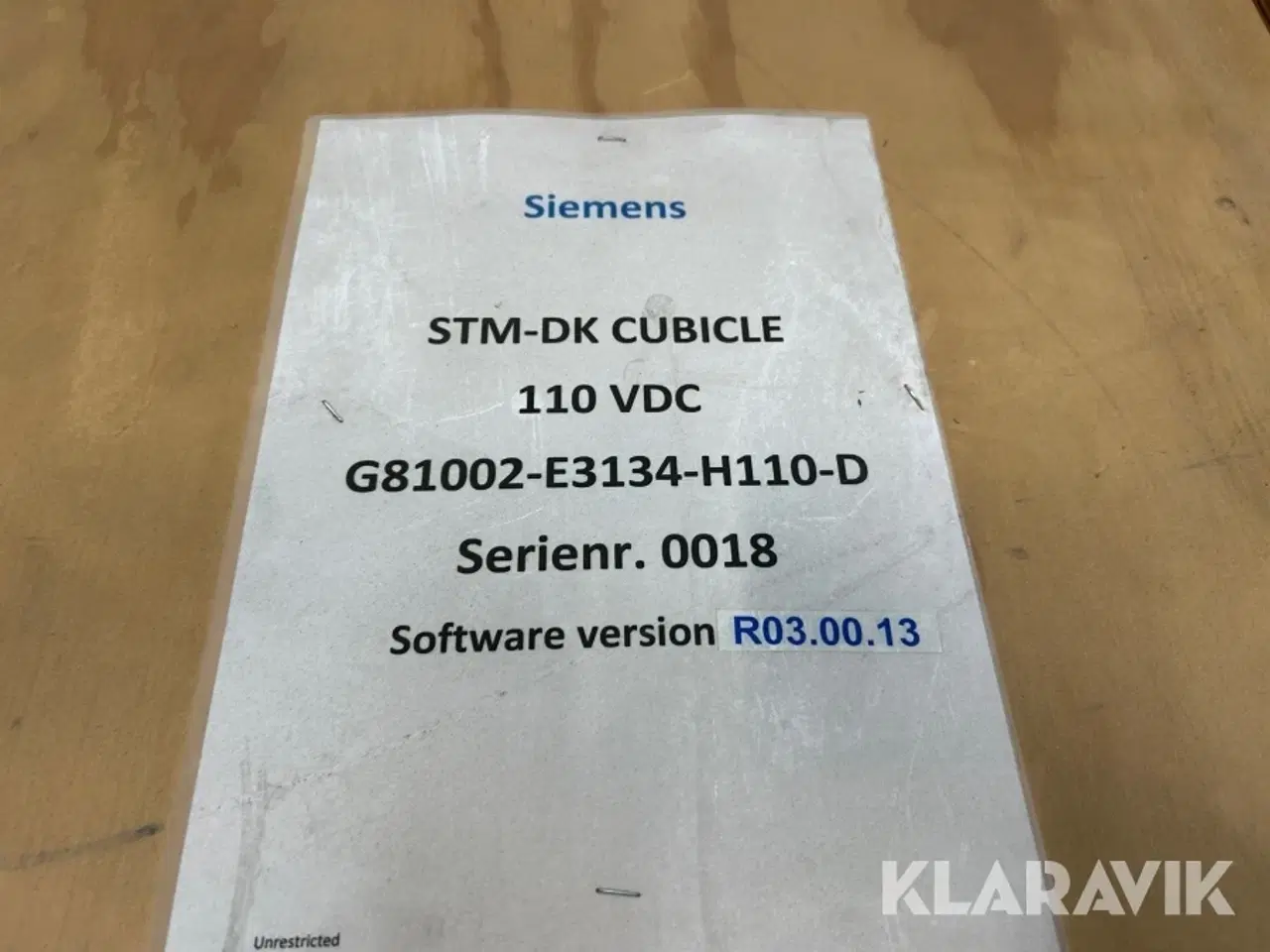 Billede 12 - Oversættelsesmodul STM Siemens 110VDC 1 styk