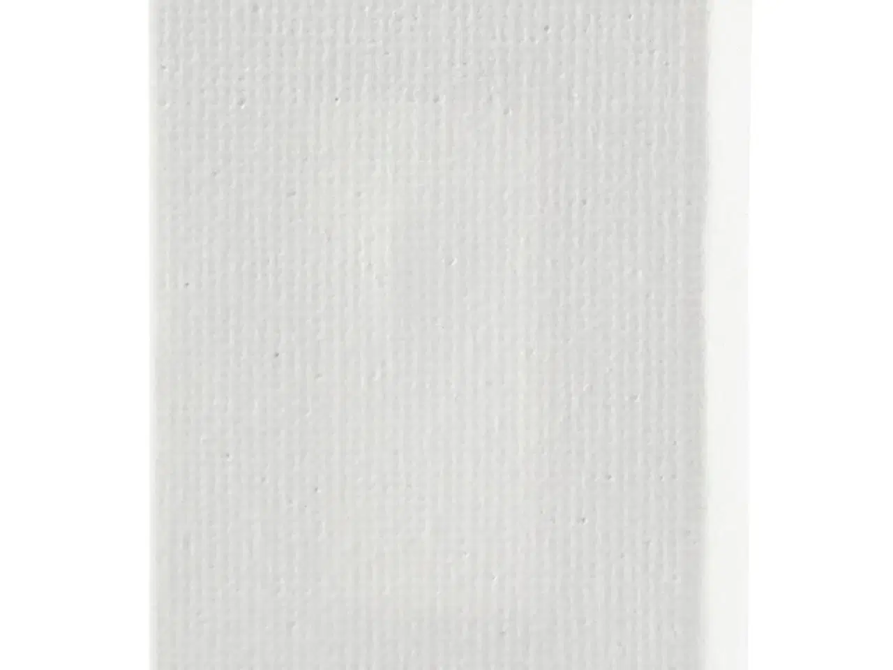 Billede 1 - Microlærred 6x4 cm, Hvid - 2 stk. pr. pakke