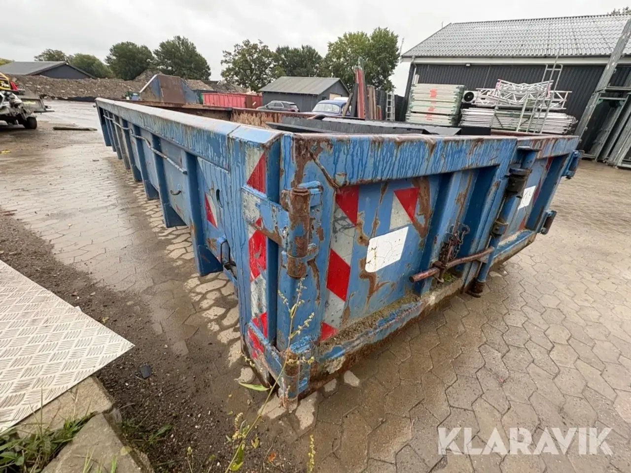 Billede 3 - Åben container med byggematerialer