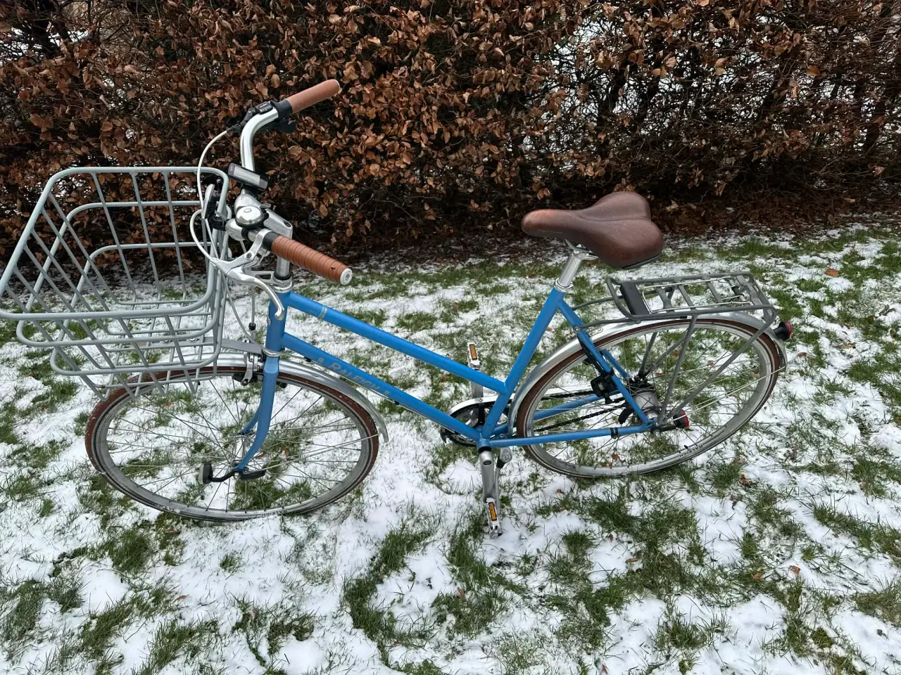 Billede 2 - Raleigh Yaate Cargo Damecykel, Mat Lyseblå