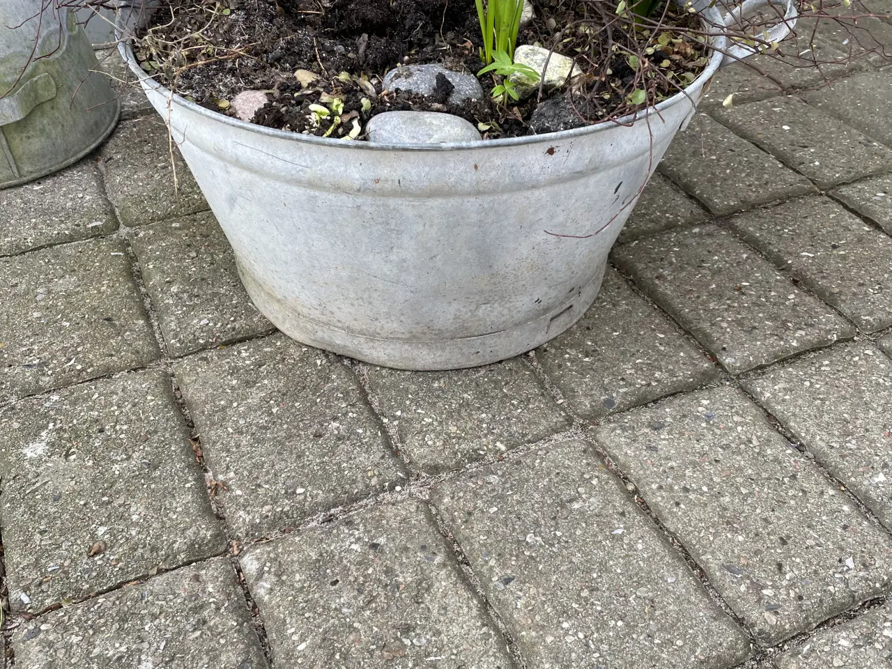 Billede 3 - Zink balje og zink spand